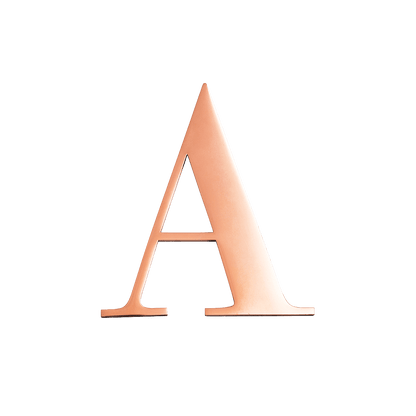 Letter Ring (Rose Gold)