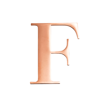 Letter Ring (Rose Gold)
