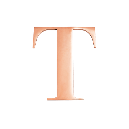 Letter Ring (Rose Gold)