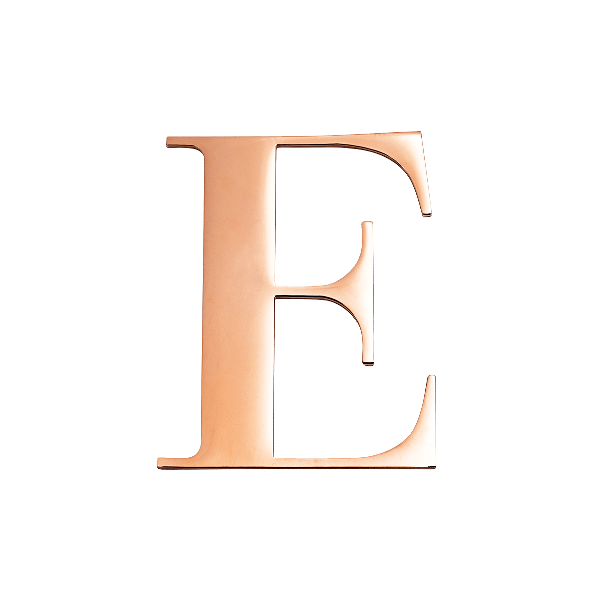 Rose Gold Small Metal Letter