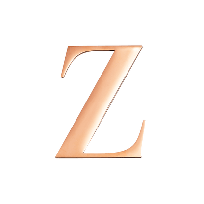 Rose Gold Small Metal Letter