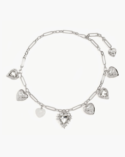 Love Language Necklace in Silver