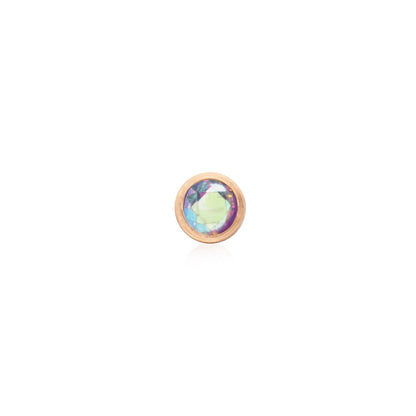 Custom Retro Birthstone (Rose Gold)